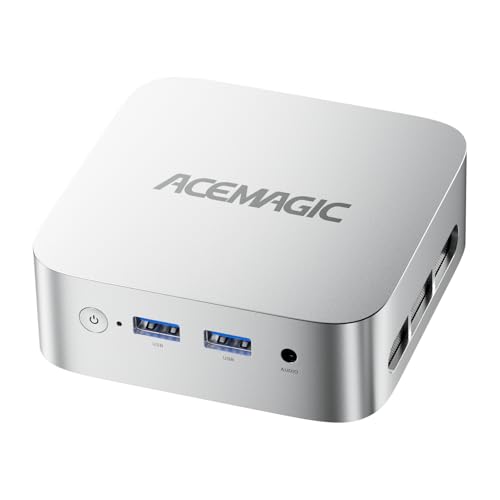 ACEMAGICIAN V1 Mini PC Шin11 Pro,16GB DDR4 1TB SSD, Ιntel Twin Lake-N150(Bis zu 3,6GHz) Micro Desktop Computer Für Heimkino/Business/Office |Dual WiFi|HDMI+DP|USB3.2 von ACEMAGICIAN