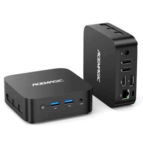 ACEMAGICIAN Vista V1 Mini PC, Шin11 Pro Ιntel Alder Lake-N97(Bis zu 3,6 GHz),16GB DDR4 1TB SSD Micro Desktop Computer|HDMI+DP|USB3.2 von ACEMAGICIAN