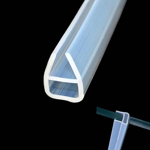 ACESOME Duschtürdichtung für Glastüren 2 Meter, Duschdichtungen für Duschtüren, Silikon Dichtung Dusche Glastür (U Shape, Dichtet Fugen von 3-7 mm ab, für 10 mm dickes Glas) von ACESOME ㅤ