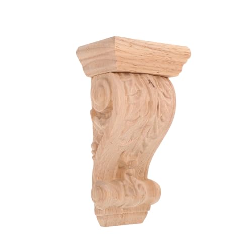 ACESOME Holzkonsole Zierleisten Holz, Corbels für Regale, Corbels for Shelves, Regalträger Bauernhaus Dekor Holz Vintage Regal (1, 8cm × 15cm × 5cm) von ACESOME ㅤ