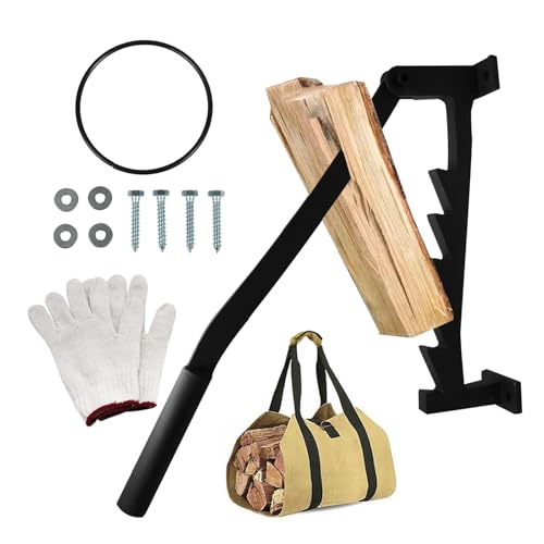 ACESOME Holzspalter Manuell, Wandhalterung Holz Spalten, Handholzspalter, Spanmesser, Wand Holzspalter für den Innen- und Außenbereich Inklusive Handschuhe, Schraubensatz, etc ACESOME Holzspalter Manuell, Wandhalterung Holz Spalten, Handholzspalter, Spanmesser, Wand Holzspalter für den Innen- und Außenbereich Inklusive Handschuhe, Schraubensatz, etc von ACESOME ㅤ