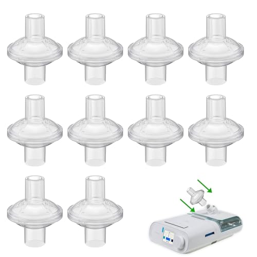 ACESOME Inline Filter für CPAP Universelle Einweg Ersatz CPAP Filter, HEM Filter Kompatibel mit allen 22 mm 25 mm CPAP/BiPAP, Fortschrittliche Filtration für saubere Luft – Einweg (10) von ACESOME ㅤ