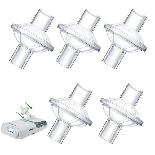 ACESOME Inline Filter für CPAP Universelle Einweg Ersatz CPAP Filter, HEM Filter Kompatibel mit allen 22 mm 25 mm CPAP/BiPAP, Fortschrittliche Filtration für saubere Luft – Einweg (5) von ACESOME ㅤ