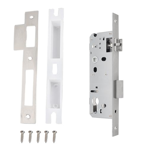ACESOME Rohrrahmenschloss, Aluminium Einsteckschloss, Türschloss Haustür Steckschloss, Schloss für Gartentor, Einsteckschloss Zimmertür (45MM Dornmaß) von ACESOME ㅤ