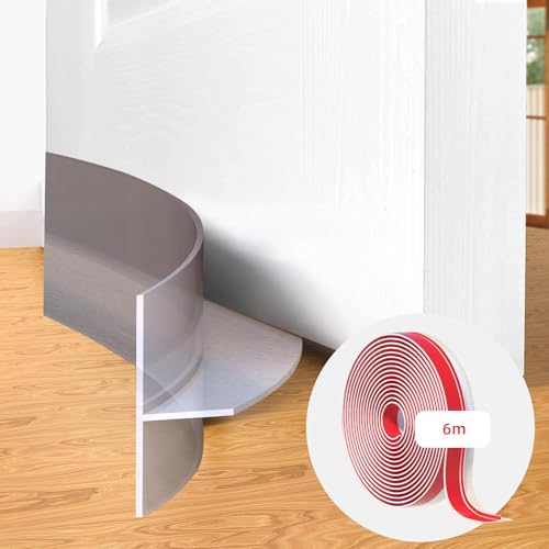 ACESOME T-Form Türdichtung Zugluftstopper für Türen, Silikon Zugluftstopper für Türen Türdichtung Türdichtung Selbstklebend Schallschutz, Kälteschutz & Haustür Dichtung Zugluft (6 m) von ACESOME ㅤ