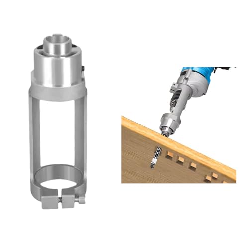ACESOME Vierkantloch Bohrer Adapter, Einstemmaufsatz für Bohrmaschinenzubehör, Aluminium Langlebiges Stemmwerkzeug für Holz, Vierkant-Bit-Halter von ACESOME ㅤ
