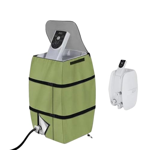 ACESOME Warmwasserbereiter Pumpenabdeckung,Spa-Heizungspumpenabdeckung, 54x43 x38cm Lazy Spa Abdeckung, Pump Cover für Whirlpool aufblasbare Badewanne (Grün) von ACESOME ㅤ