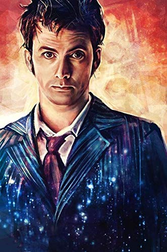 ACEYCYS 5D Diamond Painting Stickset Doctor Who Filmfigur DIY Runde Diamant Kreuzstich, Mosaik Home Decoration Gemälde 40x50CM von ACEYCYS