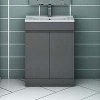 Acezanble - 60cm Wei - Keramik Waschbecken Waschtisch Unterschrank von ACEZANBLE