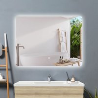 80 x 60 cm led Badspiegel mit Beleuchtung Badezimmerspiegel Wandspiegel Kaltweiß Dimmbar, led Memory Funktion von ACEZANBLE