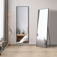 Acezanble - Ganzkrperspiegel Standspiegel Flurspiegel Ankleidespiegel Schwarz Wandspiegel 140x40cm Acezanble - Ganzkrperspiegel Standspiegel Flurspiegel Ankleidespiegel Schwarz Wandspiegel 140x40cm von ACEZANBLE