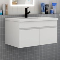 Acezanble - Waschtisch mit Unterschrank Wei 80cm von ACEZANBLE