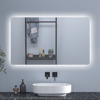 Badezimmerspiegel Wandspiegel LED Badspiegel 3 farben Dimmbar Memory Funktion 120x80cm von ACEZANBLE
