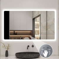 Badspiegel Wandspiegel Badezimmerspiegel LED Induktion Beleuchtung nur Kaltwei Einstellbare Helligkeit 140x80cm Badspiegel Wandspiegel Badezimmerspiegel LED Induktion Beleuchtung nur Kaltwei Einstellbare Helligkeit 140x80cm von ACEZANBLE