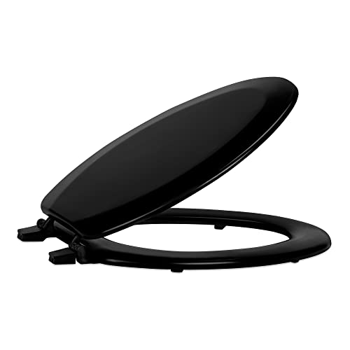 ACHIM Home Furnishings TOWDELWH04 Fantasia Toilettensitz, 48,3 cm, Weiß schwarz ACHIM Home Furnishings TOWDELWH04 Fantasia Toilettensitz, 48,3 cm, Weiß schwarz von ACHIM