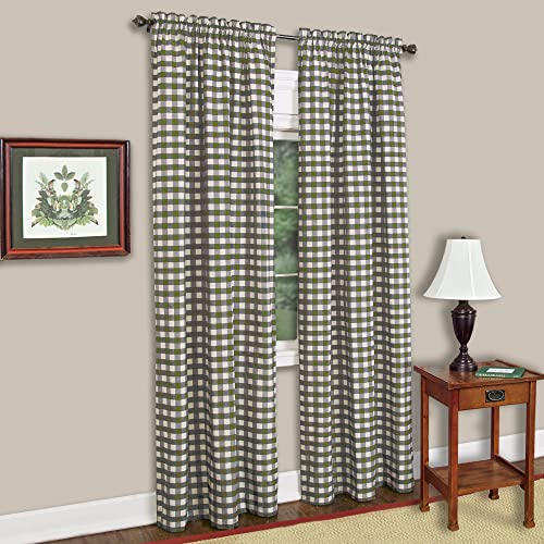 Achim Home Furnishings Buffalo Karo-Panel, 42 x 63 cm, Salbei von ACHIM