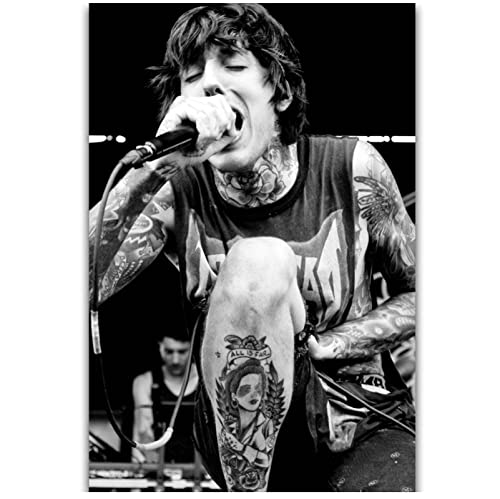 ACIDI Bilder Wohnzimmer Modern 60 * 90cm Bring Me The Horizon Deathcore Band Music Singer Picture Print Modern Family Bedroom Decor Posters Senza Cornice von ACIDI