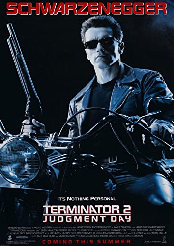 ACIDI Leinwandbild 30 * 50cm Terminator 2 Classic 90er Jahre Film Bild drucken Moderne Familie Schlafzimmer Dekor Poster Kein Rahmen von ACIDI