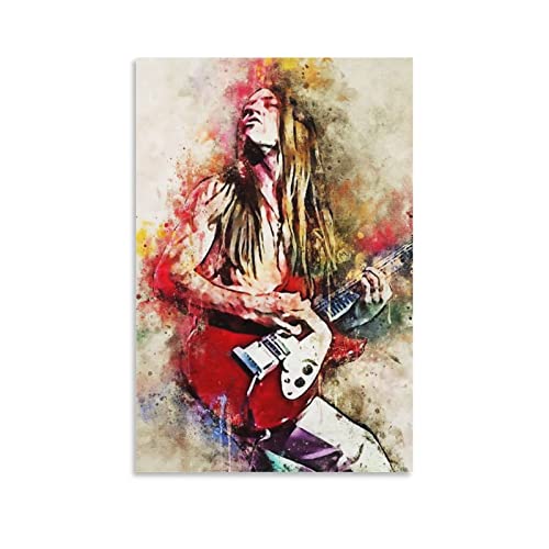 ACIDI Leinwandplakat 30 * 50cm Mark Farner Retro Art Print Home Schlafzimmer Wohnzimmer Dekoration Kein Rahmen von ACIDI