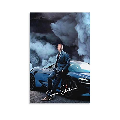 ACIDI Poster Und Gedruckte 50 * 70cm Jason Statham Poster Wohnzimmer Schlafzimmer Malerei Kunstwerk Kein Rahmen von ACIDI