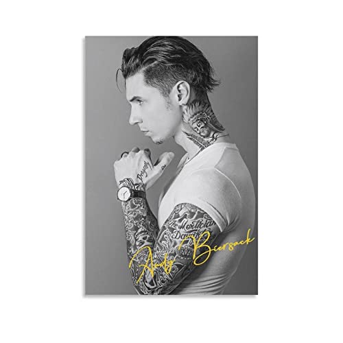 ACIDI Poster Und Gedruckte 60 * 90cm Andy Biersack Poster Dekoration Wohnzimmer Schlafzimmer Malerei Kein Rahmen von ACIDI