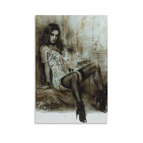 Malerei auf Leinwand 60 * 90cm Luis Royo-186 Anime Poster Leinwand Wandkunst Zimmerbilder für Schlafzimmer Geschenke Dekor Kein Rahmen von ACIDI