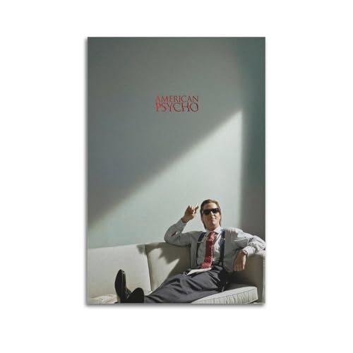 ACIFHGUE Filmposter, Motiv: American Psycho, dekoratives Gemälde, Leinwand, Wandposter und Kunstdruck, modernes Familienschlafzimmer, Dekoration, Poster, 30 x 45 cm ACIFHGUE Filmposter, Motiv: American Psycho, dekoratives Gemälde, Leinwand, Wandposter und Kunstdruck, modernes Familienschlafzimmer, Dekoration, Poster, 30 x 45 cm von ACIFHGUE