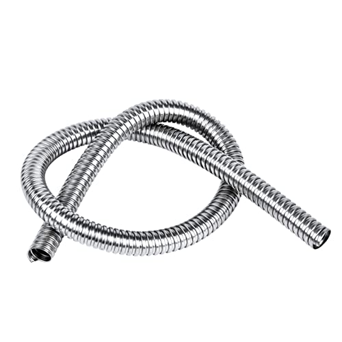 ACINRA Lbin-Druckfedern 1 Meter lang Edelstahl 304 Metallrohr Gewindeschlauch Rohrhülse Schutzschlauch, 1 Stück, Langlebig und Korrosion(ID 20mm x 1M) von ACINRA