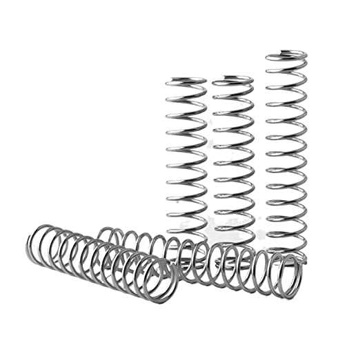 ACINRA Lbin-Druckfedern Drahtdurchmesser 1 mm * Außendurchmesser 6–16 mm * Länge 10–200 mm Druckfeder aus Edelstahl Langlebig und Korrosion(10mm (10Pcs),16mm) von ACINRA