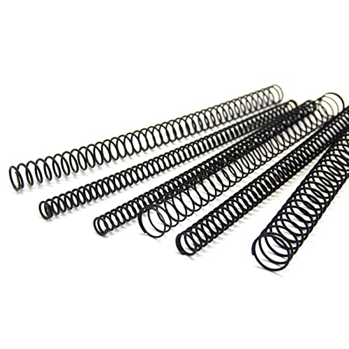 ACINRA Lbin-Druckfedern Druckfeder 1 mm Drahtdurchmesser * 5 6 7 8 9 10 11 12 13 14 mm Außendurchmesser * 305 mm Länge, 2 Stück Langlebig und Korrosion(1x6x305mm) von ACINRA