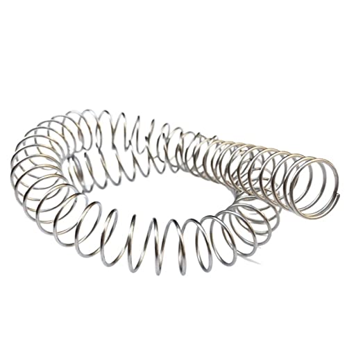 ACINRA Lbin-Druckfedern Druckfeder aus rostfreiem Stahl, 1 mm Drahtdurchmesser* 15 16 18 20 22 25 mm Außendurchmesser* 305 mm Länge, 2 Stück Langlebig und Korrosion(1x17x305mm) von ACINRA