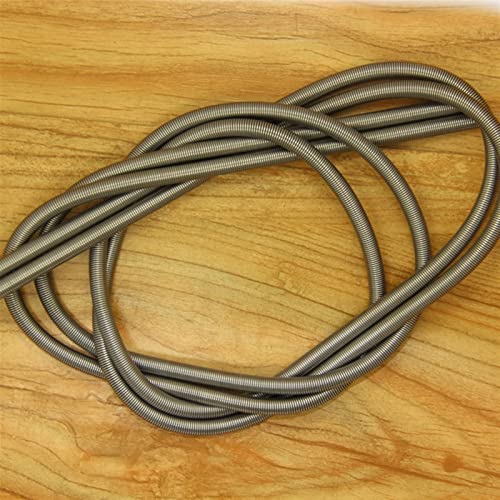 ACINRA Lbin-Druckfedern Lange Zugfedern aus Stahl, 1 mm Drahtdurchmesser * 5-15 mm Außendurchmesser * 1000 mm Länge, 2 Stück, Langlebig und Korrosion(1x15x1000mm) von ACINRA