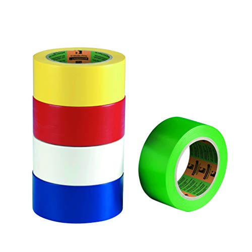 SCAPA 2721 PVC-Markierungsband für horizontale und vertikale Signalisierung, 33 m Länge x 50 mm, Höhe, Grün, 18 Stück von ACIT