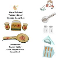 Sunflower Kitchen Serviettenhalter, Salz - Und Pfefferstreuer, Löffelablage Set von ACKCompany