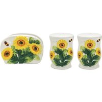 Sunflower Serviettenhalter, Salz - Und Pfefferstreuer Set von ACKCompany