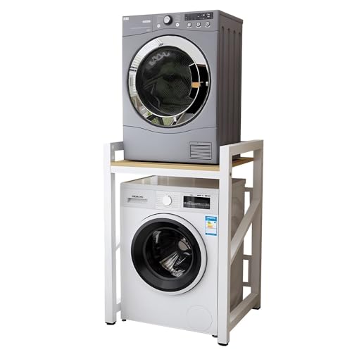 ACLFF Waschmaschinenregal, Multifunktional Lagerregal über der Waschmaschine, Regal über Waschmaschine, Platzsparend, für Badezimmer Küche Balkon Waschküche von ACLFF