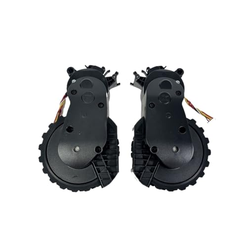 Ersatzteile for Räder in schwarzer Farbe, kompatibel mit ROIDMI EVE CC, Staubsaugerzubehör(L+r) von ACLLDOXTQ