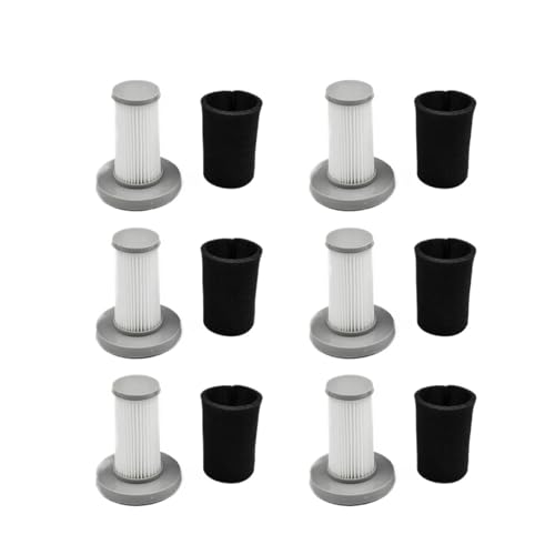Filterelement-Schwamm-Kits Filter, kompatibel for Deerma DX700 DX700S Wireless Staubsaugerteile(6 PACK) von ACLLDOXTQ