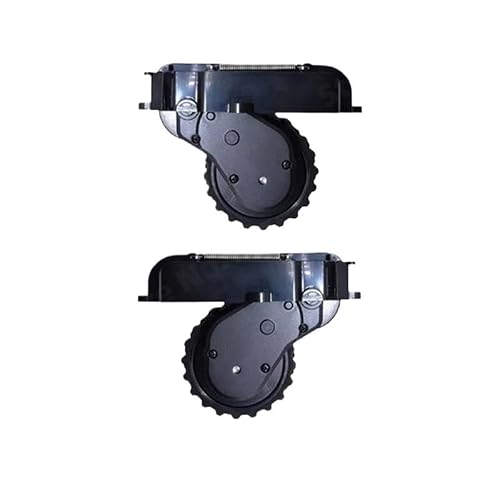 Räder, Kompatibel for Xiaomi STYTJ02YM 3C 2S S10 B106GL B106CN, Laufrad Staubsauger Zubehör(Black l+r) von ACLLDOXTQ