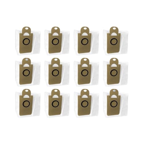 Staubbeutel, kompatibel mit Aonus i8, kompatibel mit Arnagar S8 Pro, kompatibel mit Airrobo T10+, kompatibel mit BPMIO B10 Plus, kompatibel mit iLife T10s, Staubsaugerzubehör(12pcs) von ACLLDOXTQ