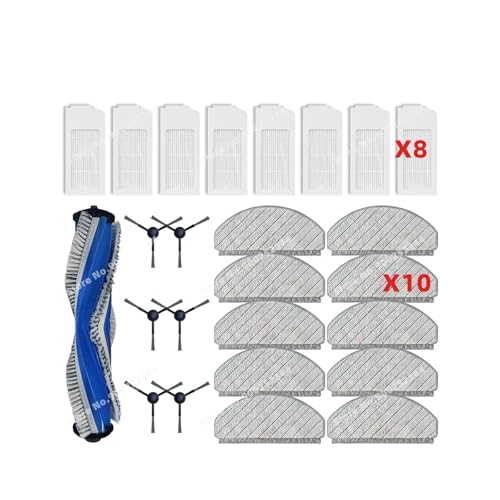 Wichtigsten Seite Pinsel Filter Mopp Tuch Teile, Kompatibel for ECOVACS DEBOT N20 / N20 PLUS / N20 PRO PLUS, staubsauger zubehör(25PCS) von ACLLDOXTQ