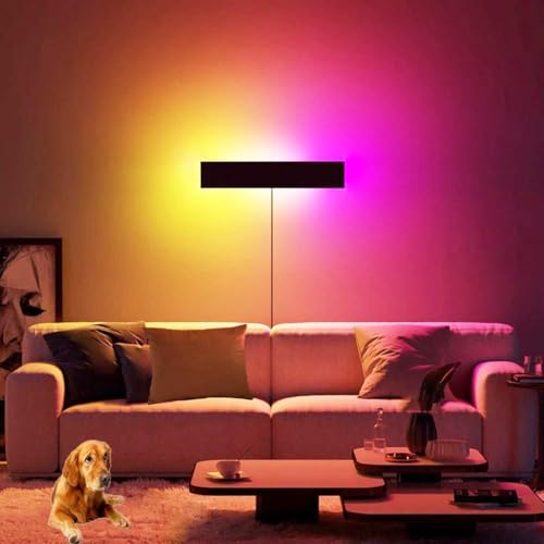 ACMHNC RGB Gaming Wandleuchte 40cm, Dimmbare LED Wandlampe mit Fernbedienung für Gaming Zimmer & Schlafzimmer, inkl. EU-Stecker, 16 Farben von ACMHNC