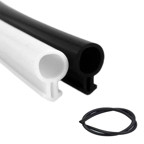 KERF Mount Bubble Dichtung Weating Striping, Einfacher Türrahmen und Fensterdichtung für thermische Isolierung und Geräuschreduzierung white-8mm/0.31in 20m/65ft von ACNMGDF