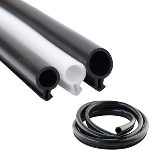 Kerf Mount Silikonwetter Stripping Mit Blasenlampe, Universelle Passform Für Fenster Und Türen, Einfache Schnappinstallation white-8mm/0.31in 5m/16ft von ACNMGDF