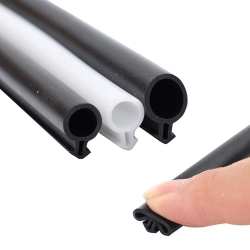Lampenblasen Kerf montieren Türverdichtung Klebeband, perfekt für Fenster und Türrahmenschlitze, reduziert Geräusche und Staubeintritt black-9mm/0.35in 10m/32ft von ACNMGDF