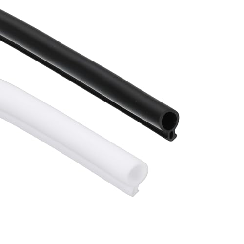 Weather Stripping Türdichtung mit Glühbubbleform, Kerf -Montierungsplande für überlegene Isolierung an Türrahmen und Fensterschlitzen, energieeffizienter Siegel black-9mm/0.35in 5m/16ft von ACNMGDF
