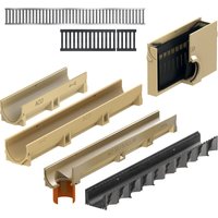 ACO - Self ® Entwässerung Baukasten Maschenrost Stahl vz. 0,5 m von ACO