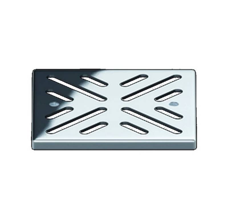 ACO Severin Ahlmann GmbH & Co. KG Bodenablauf Edelstahlrost quadratisch Einzelablauf DN50/70 Direktablauf DN70/100, 1-tlg., Edelstahl von ACO Severin Ahlmann GmbH & Co. KG