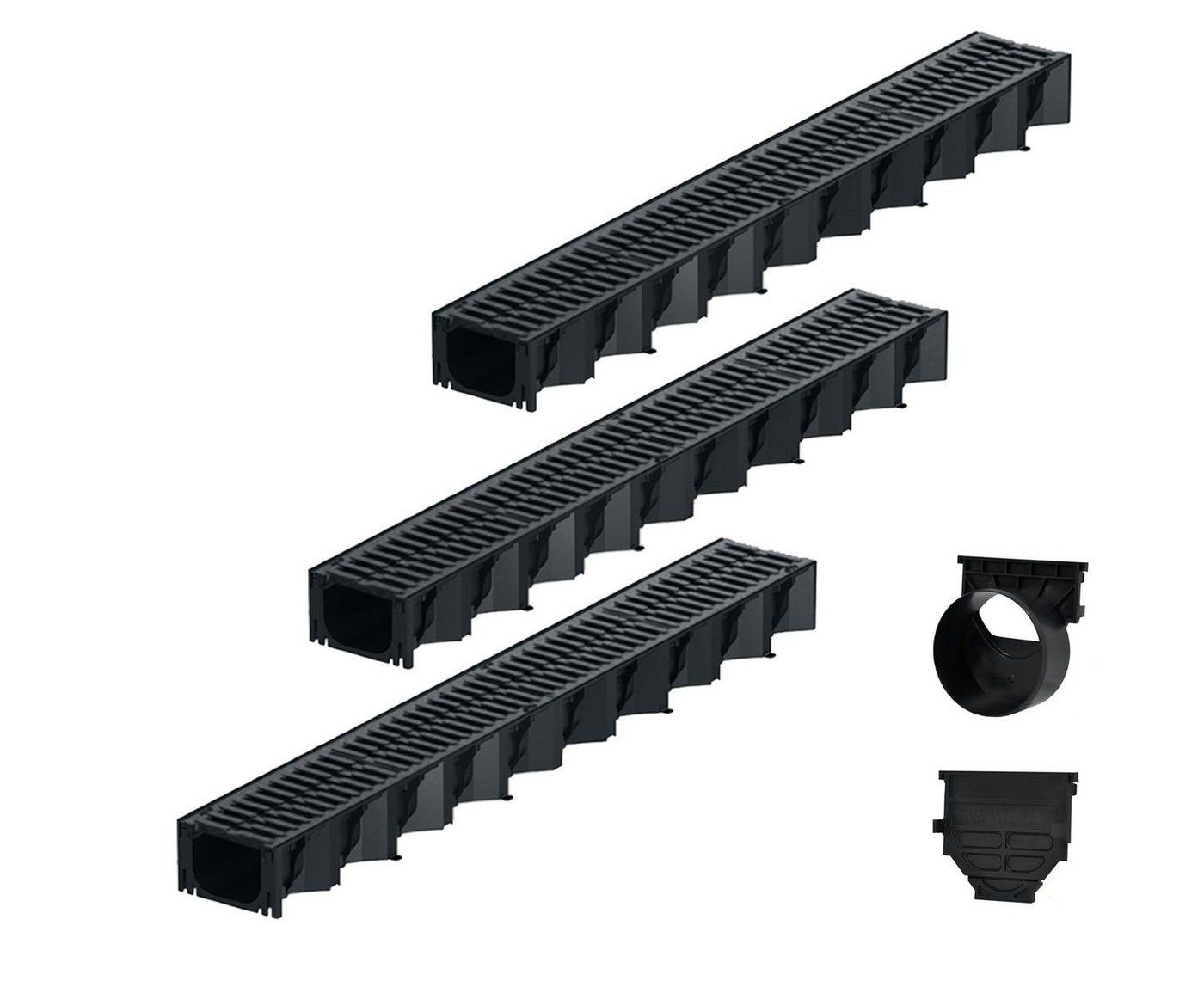 ACO Severin Ahlmann GmbH & Co. KG Entwässerungsrinne 3x1m Hexaline 2.0 Entwässerungsrinne + 2 Gussroste 50cm + Ablauf, 11-St., horizontaler Ablauf, 2 Stk. Gussroste á 50cm ACO Severin Ahlmann GmbH & Co. KG Entwässerungsrinne 3x1m Hexaline 2.0 Entwässerungsrinne + 2 Gussroste 50cm + Ablauf, 11-St., horizontaler Ablauf, 2 Stk. Gussroste á 50cm von ACO Severin Ahlmann GmbH & Co. KG