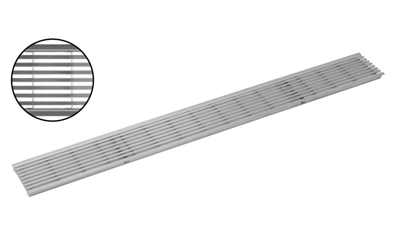 ACO Severin Ahlmann GmbH & Co. KG Entwässerungsrinne Längsstab Rost Edelstahl Länge: 100 cm - Breite: 11,8 cm, 1-St. ACO Severin Ahlmann GmbH & Co. KG Entwässerungsrinne Längsstab Rost Edelstahl Länge: 100 cm - Breite: 11,8 cm, 1-St. von ACO Severin Ahlmann GmbH & Co. KG